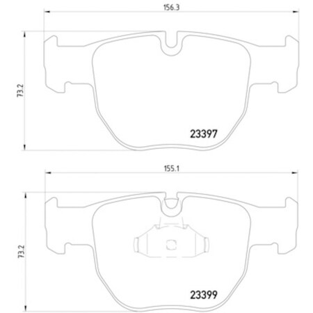 Pagid Brakes Disc Brake Pad, 355009301 355009301